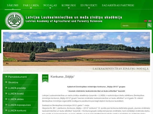 Latvijas lauksaimniecības un meža zinātņu akadēmija, 